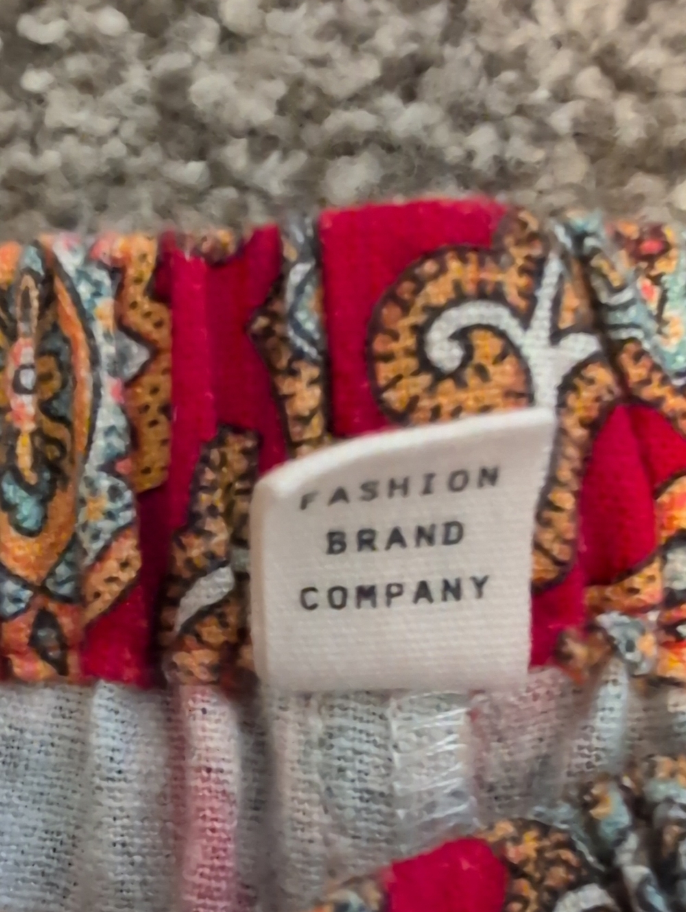 Fashion Brand Company Fancy Red Couch Ruffle Pants S - Picture 3 of 6